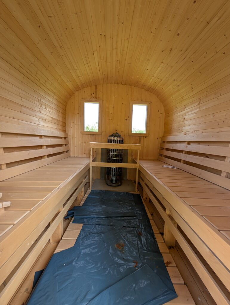 fasssauna premium „edition oering“ – komplettpaket