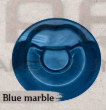 Premium Whirlpool 2,25 m (Acryl-Edition) Blue Marble Acryl Wanne